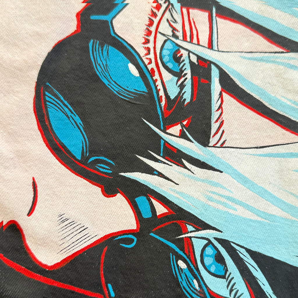 Campera de Jean Customizada Jujutsu Kaisen Satoru Gojo Blue Hombre